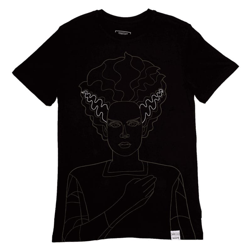 Universal Monsters by Loungefly Tee T-Shirt Unisex Bride of Frankenstein Size M P066745