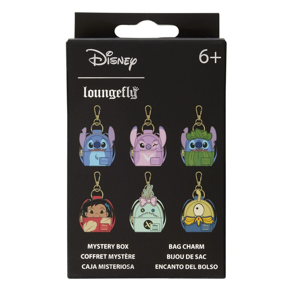 Disney Lilo & Stitch by Loungefly Bag Charm Mystery Box Display (15) P073819