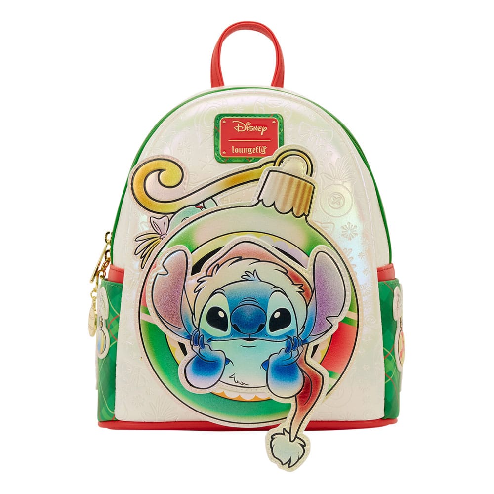 Disney by Loungefly Mini Backpack Lilo and Stitch Holiday P066422