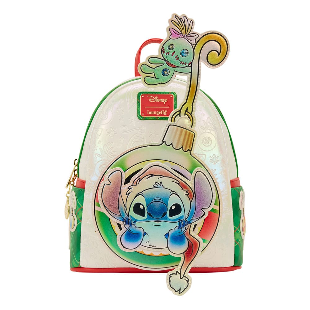 Disney by Loungefly Mini Backpack Lilo and Stitch Holiday P066422