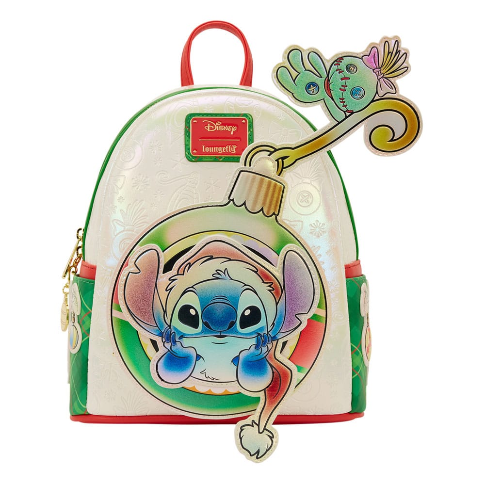 Disney by Loungefly Mini Backpack Lilo and Stitch Holiday P066422