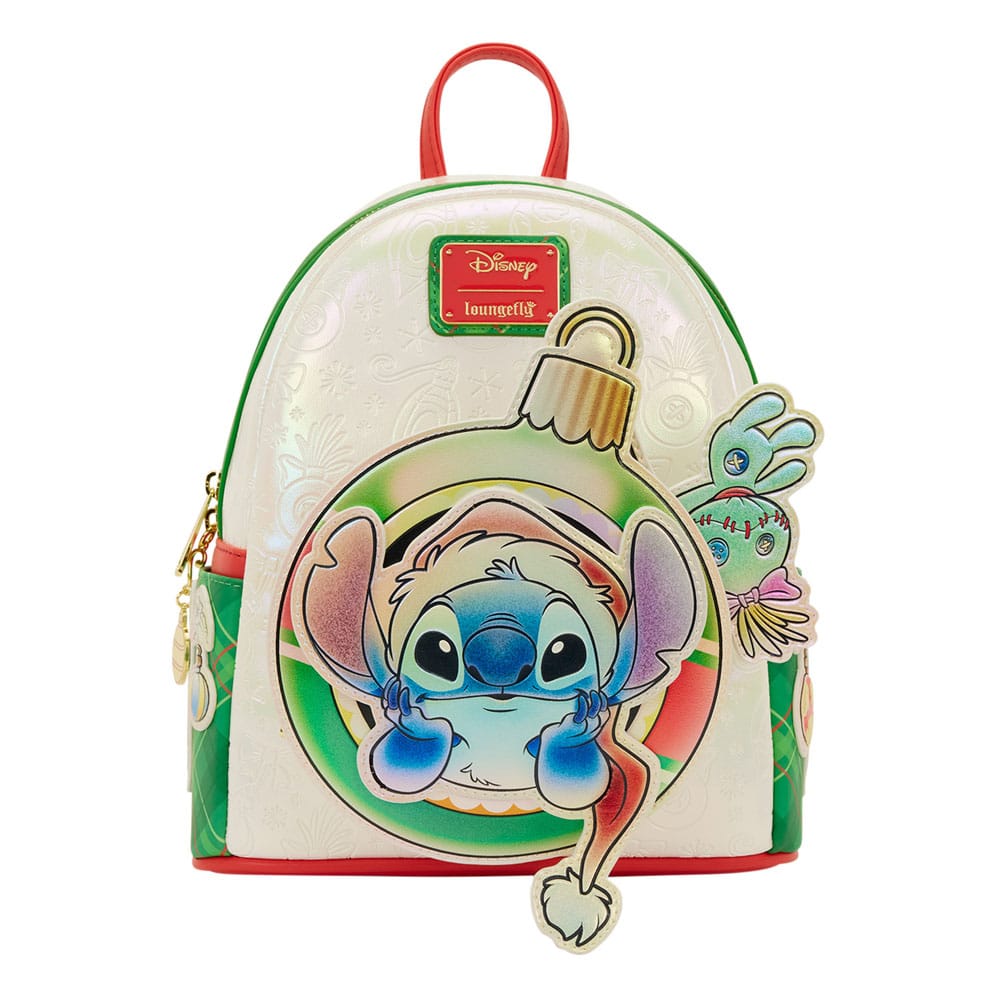 Disney by Loungefly Mini Backpack Lilo and Stitch Holiday P066422