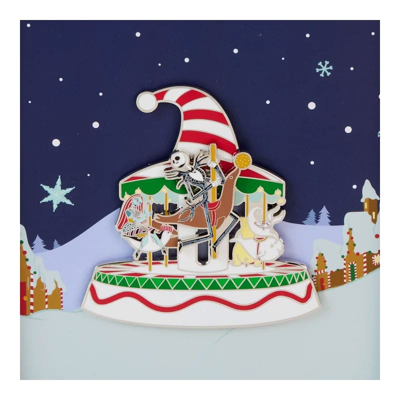 Nightmare Before Christmas by Loungefly Enamel 3'' Pins Christmas Town Carousel 3'' Limited Edition 8 cm P066759