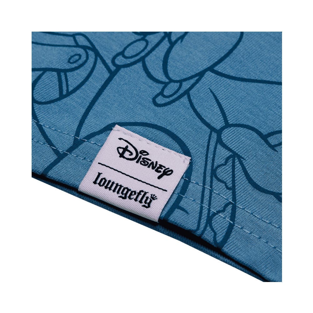 Pinocchio by Loungefly Tee T-Shirt Unisex Blue Fairy Shirred Raglan Size L P066762