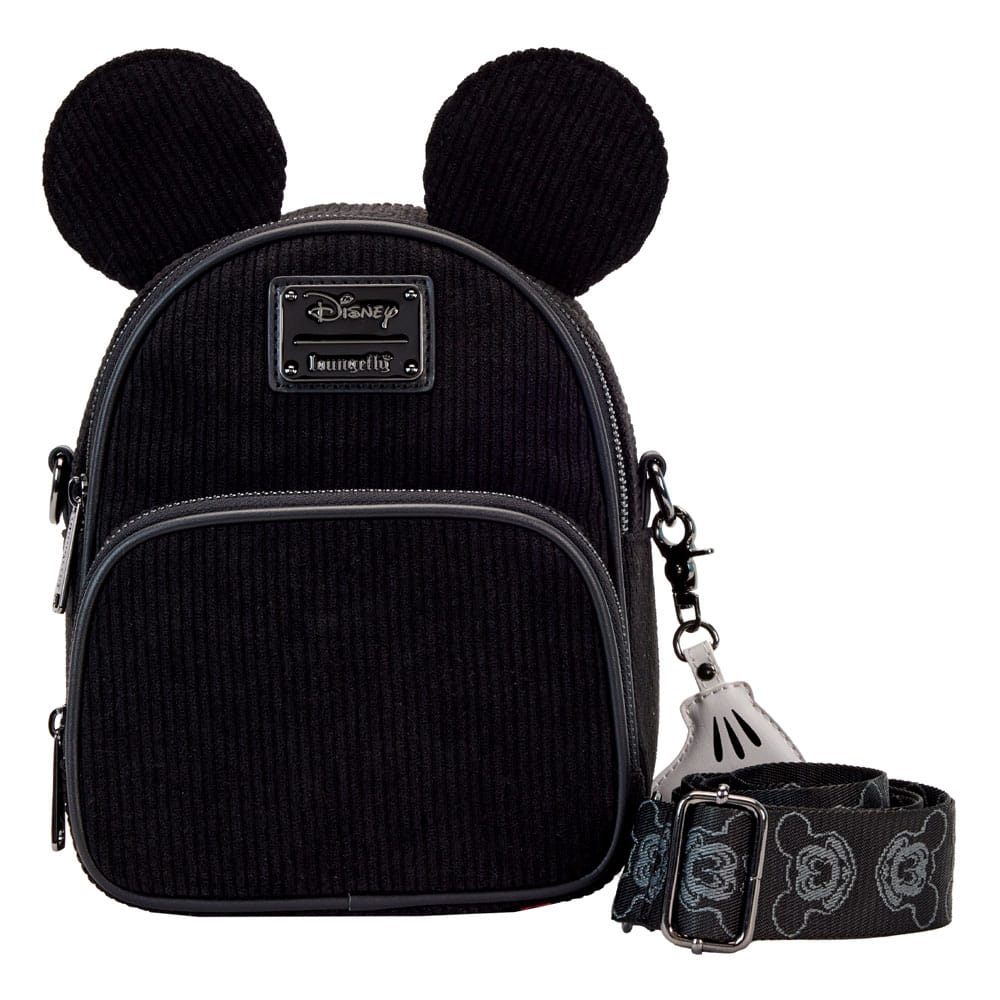 Disney by Loungefly Crossbody Mickey Mouse 100th Anniversary Corduroy P048564