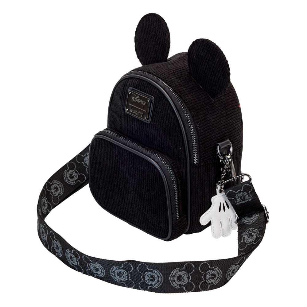 Disney by Loungefly Crossbody Mickey Mouse 100th Anniversary Corduroy P048564
