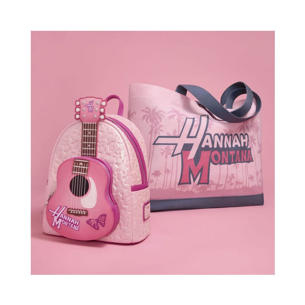 Disney by Loungefly Canvas Tote Bag Hannah Montana Guitar Canvas P048605