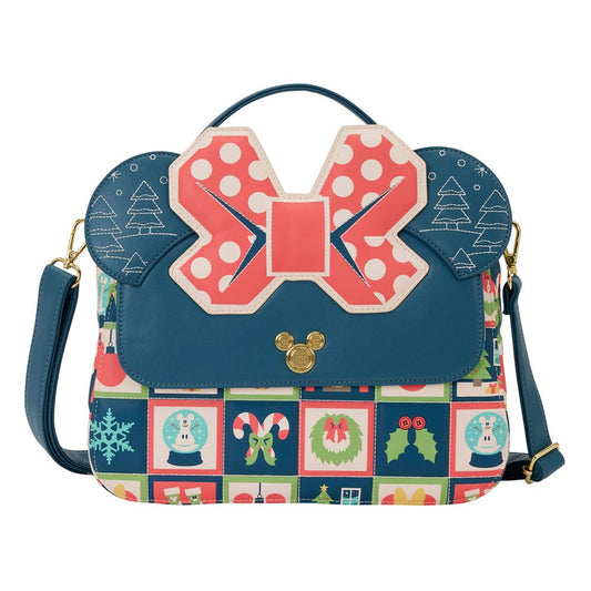 Disney by Loungefly Crossbody Bag Mickey and Minnie Holiday P066432