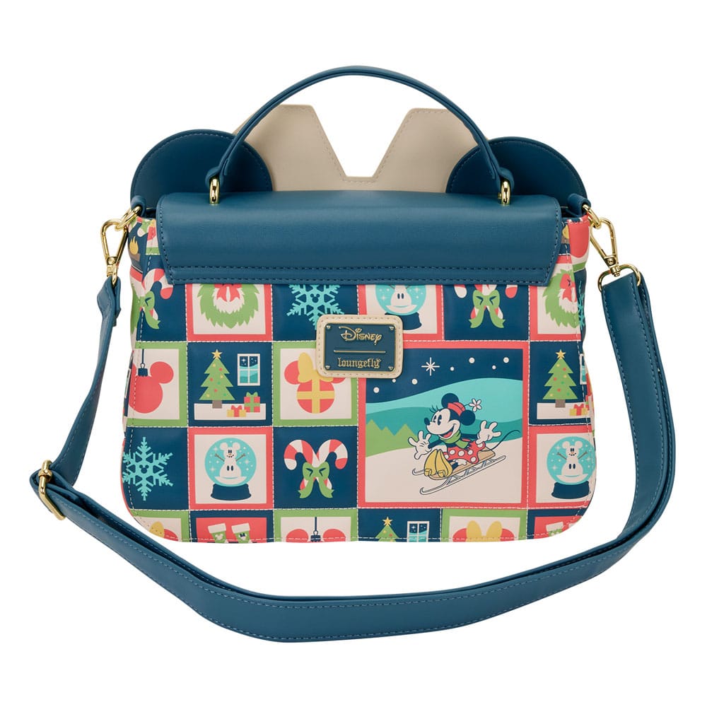 Disney by Loungefly Crossbody Bag Mickey and Minnie Holiday P066432