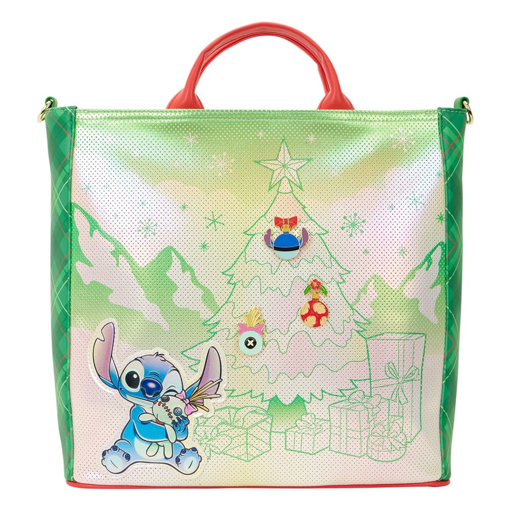 Disney by Loungefly Canvas Tote Lilo&Stitch Holiday P066435