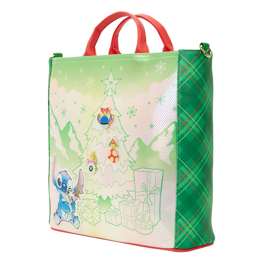Disney by Loungefly Canvas Tote Lilo&Stitch Holiday P066435