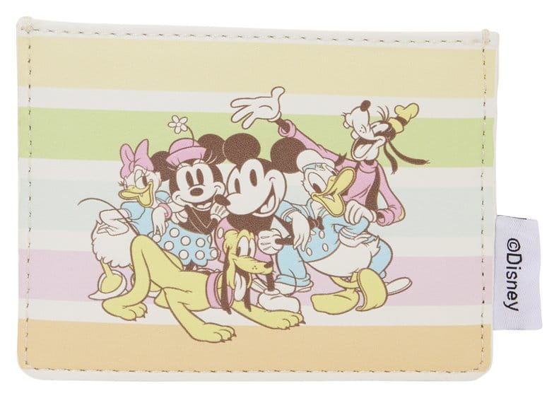 Disney by Loungefly Cardholder Mickey and Friends Rainbow Stripes P074254