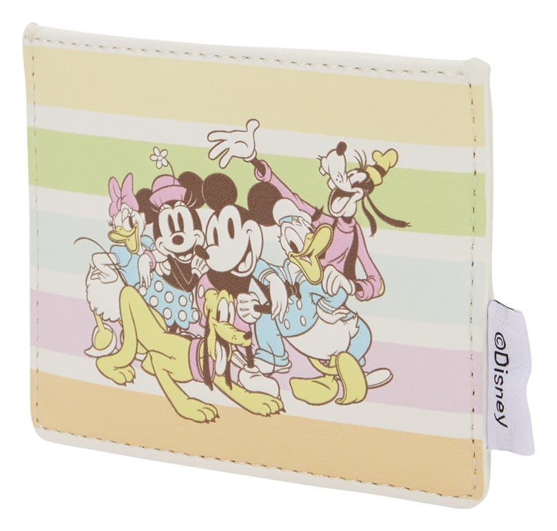 Disney by Loungefly Cardholder Mickey and Friends Rainbow Stripes P074254