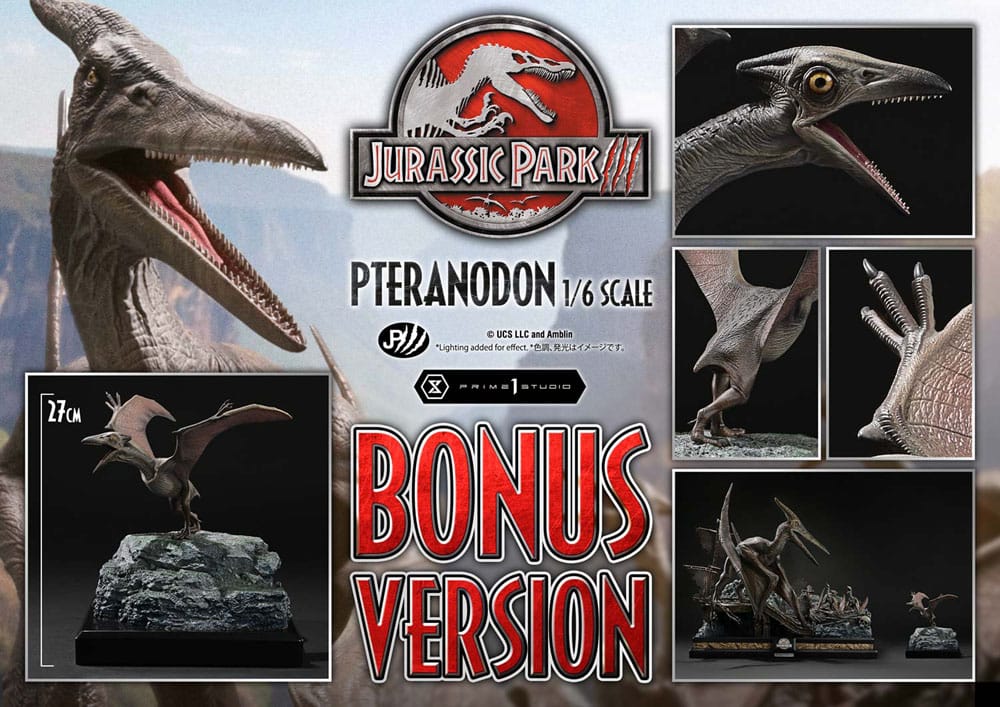 Jurassic Park III Legacy Museum Collection Statue 1/6 Pteranodon Bonus Version 68 cm P048766