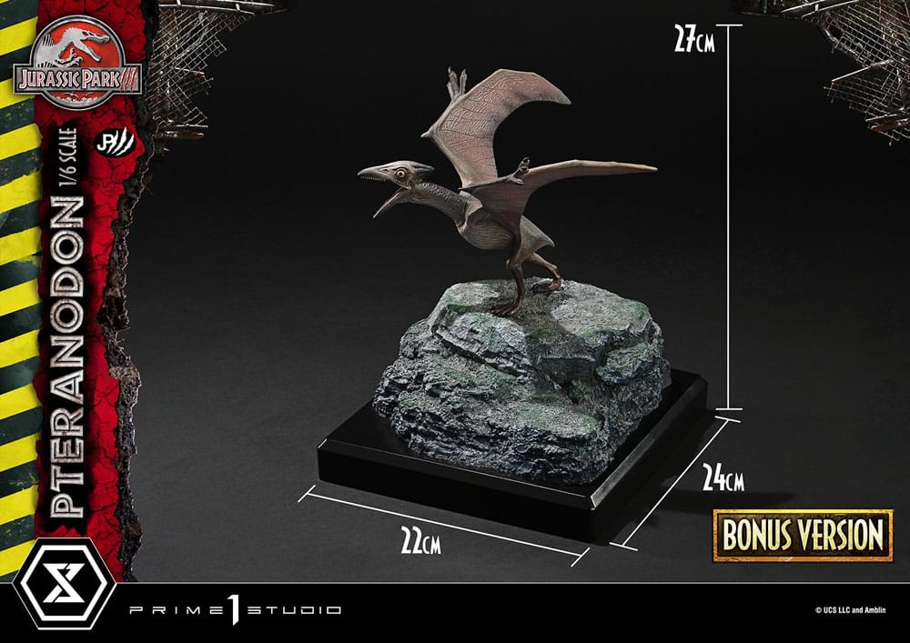 Jurassic Park III Legacy Museum Collection Statue 1/6 Pteranodon Bonus Version 68 cm P048766