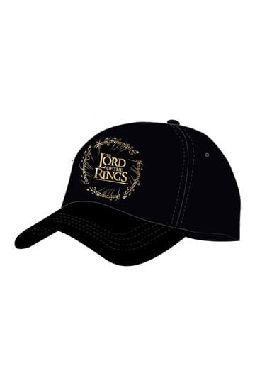 Lord of the Rings Curved Bill Cap Gold Logo P048774