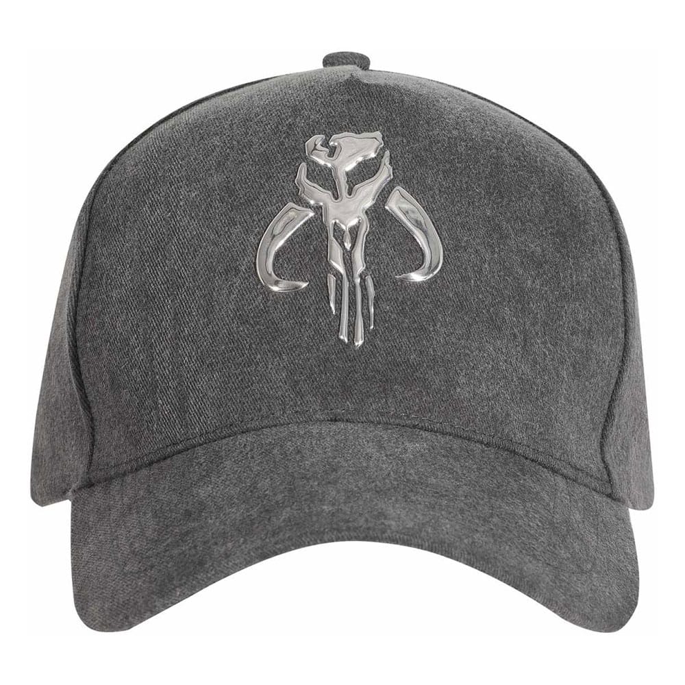 Star Wars The Mandalorian Curved Bill Cap Silver Crest P048971