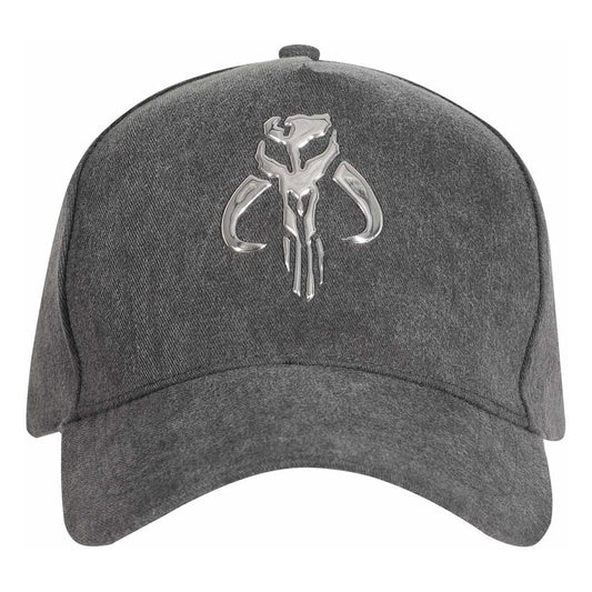 Star Wars The Mandalorian Curved Bill Cap Silver Crest P048971