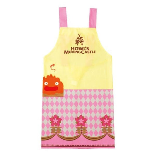 Howl's Moving Castle Apron Calcifer & Flower P049048