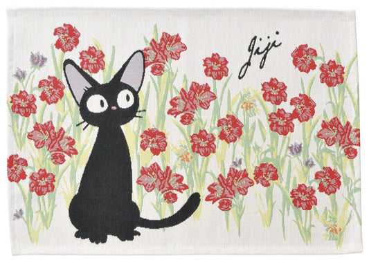 Kiki's Delivery Service Cloth Lunch Napkin Jiji Red Flowers P049064