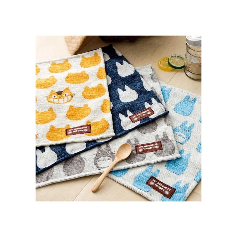 My Neighbor Totoro Cloth Lunch Napkin Medium Totoro Shilouette P049076