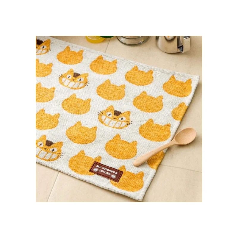 My Neighbor Totoro Cloth Lunch Napkin Catbus Shilouette P049078