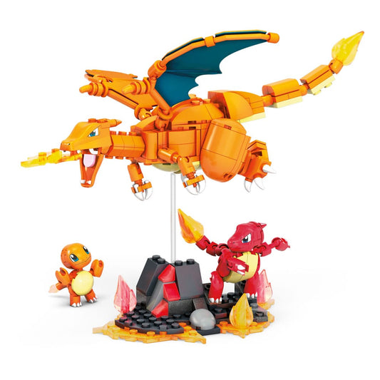 Pokemon Mega Construx Construction Set Charmander Evolution Set