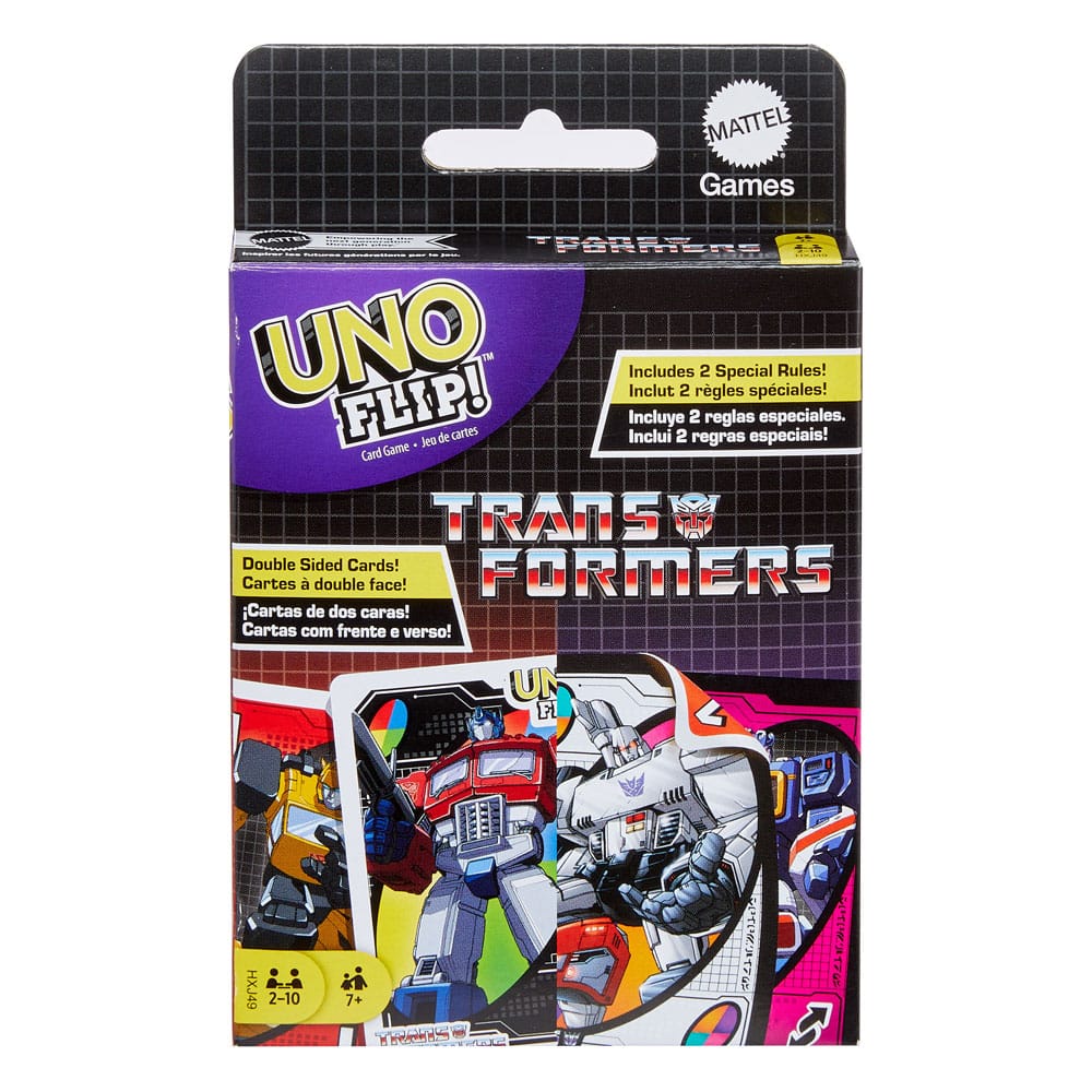 Transformers UNO Flip! Card Game P049238
