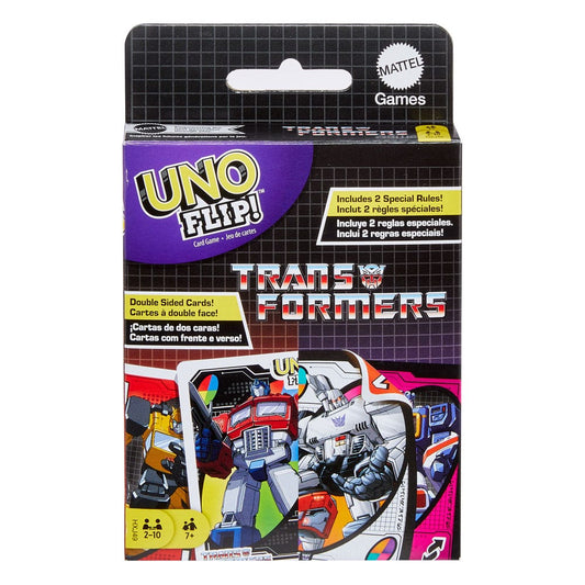 Transformers UNO Flip! Card Game P049238