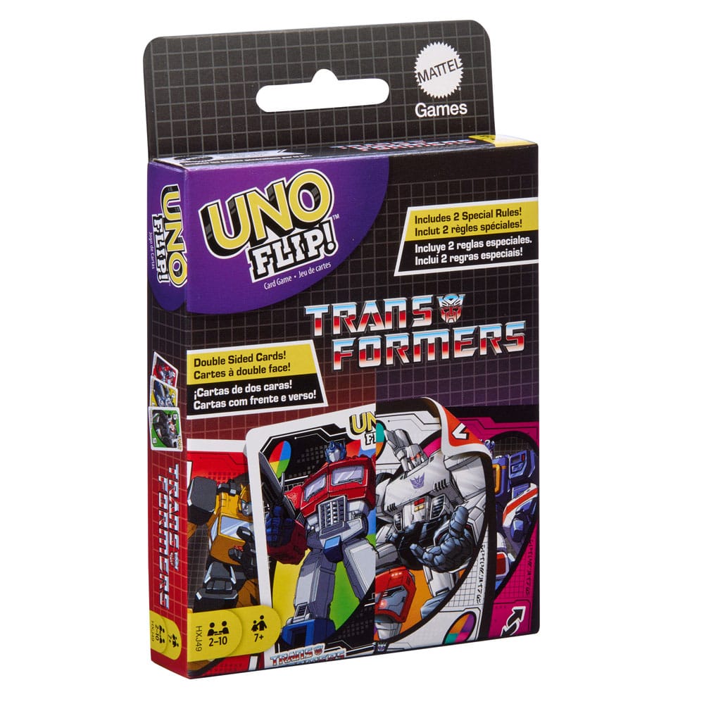 Transformers UNO Flip! Card Game P049238