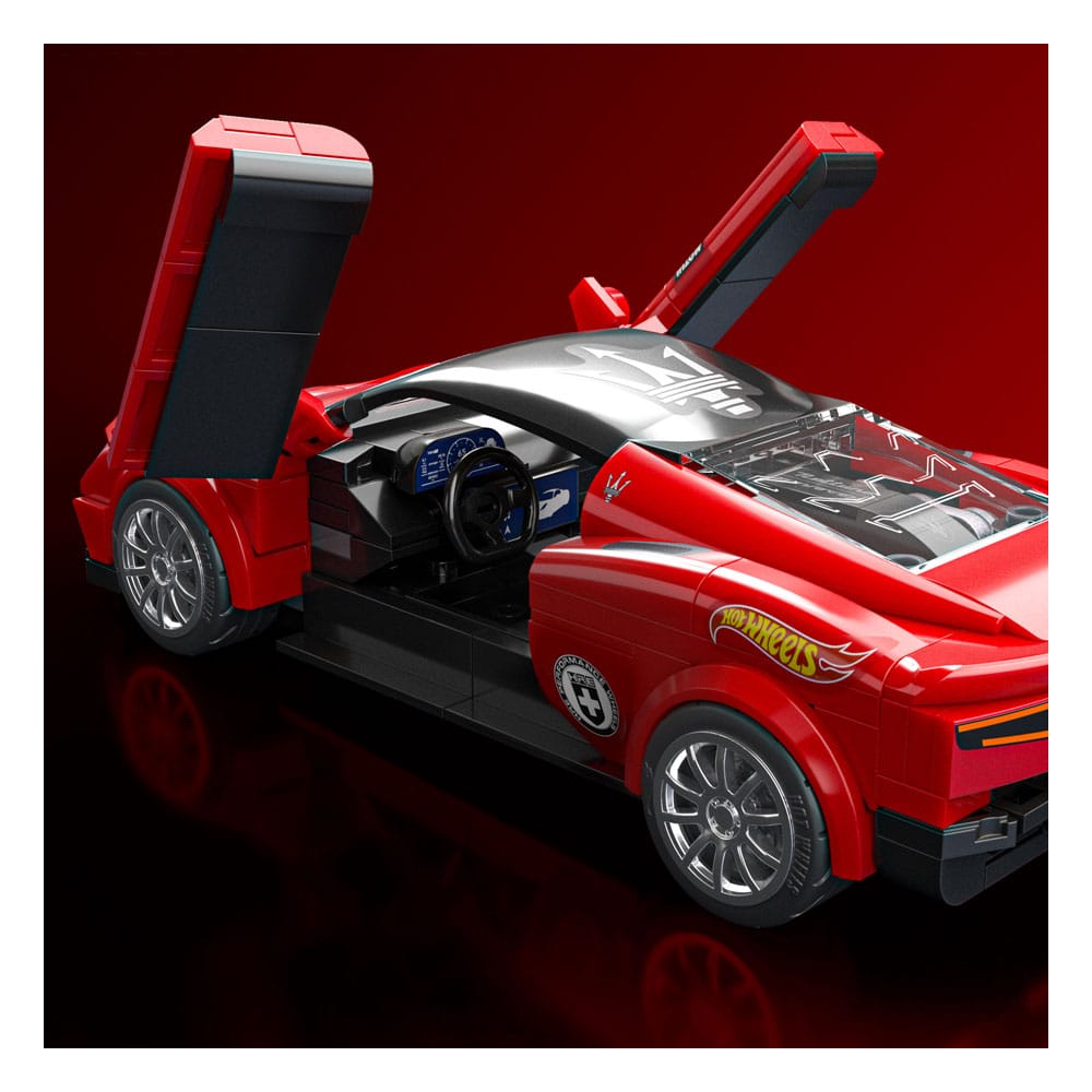 Mattel Brick Shop Hot Wheels Speed Series Building Set 1/32 Maserati MC20 P067456