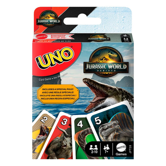 Jurassic World Rebirth UNO Card Game P049385