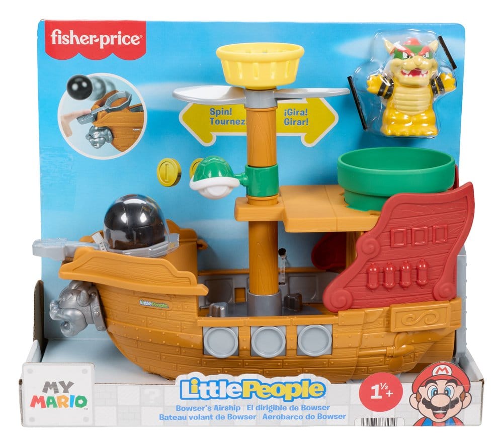 My Mario Little People Playset Bowser's Airship P072035
