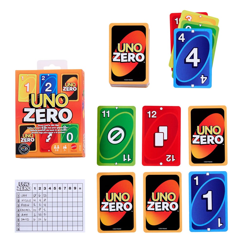 UNO Zero Card Game P049416