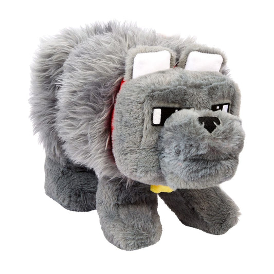 A Minecraft Movie Plush Figure Dennis the Wolf 20 cm P049418