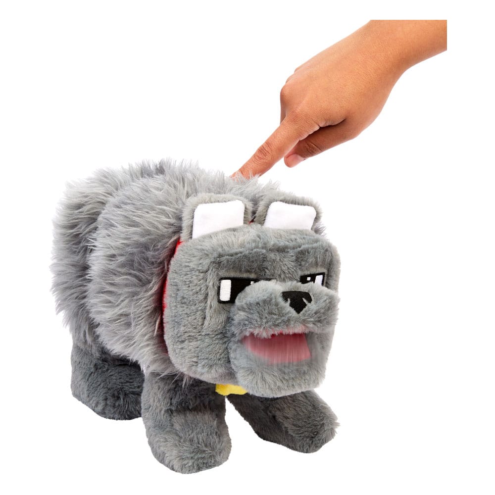 A Minecraft Movie Plush Figure Dennis the Wolf 20 cm P049418