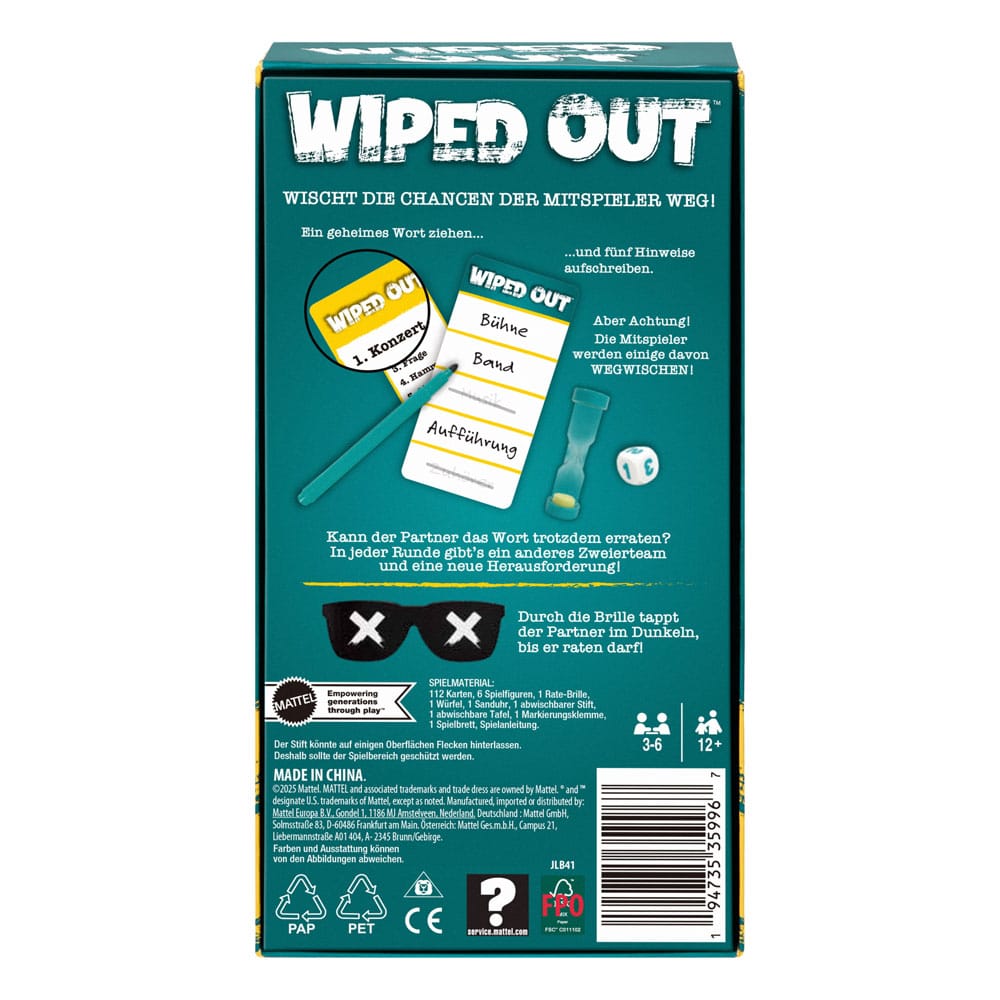 Wiped Out Party Game *German Version*