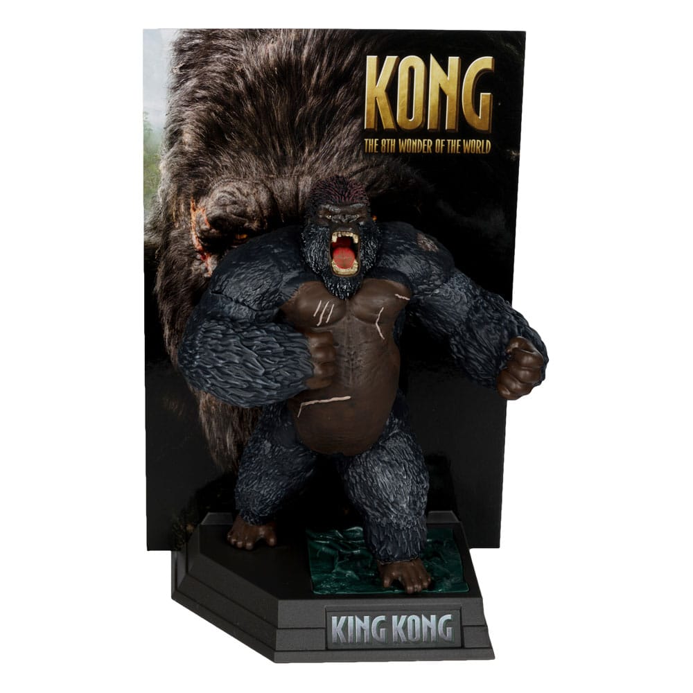 KING KONG (2005) MOVIE MANIACS PVC STATUE KONG 17 CM
