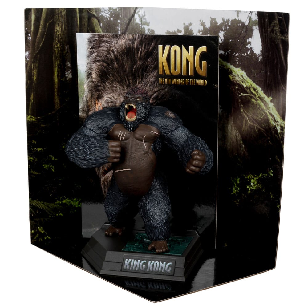 KING KONG (2005) MOVIE MANIACS PVC STATUE KONG 17 CM