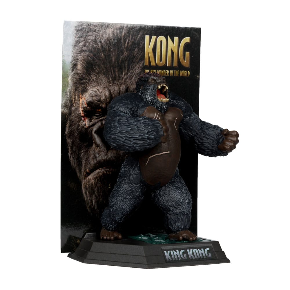 KING KONG (2005) MOVIE MANIACS PVC STATUE KONG 17 CM