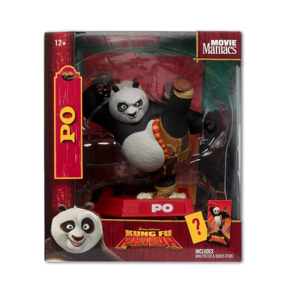 KUNG FU PANDA MOVIE MANIACS PVC STATUE PO 17 CM