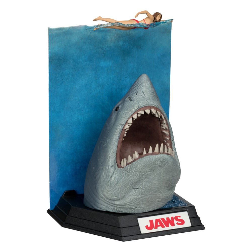 JAWS MOVIE MANIACS PVC STATUE JAWS (50TH ANNIVERSARY) 16 CM P049520