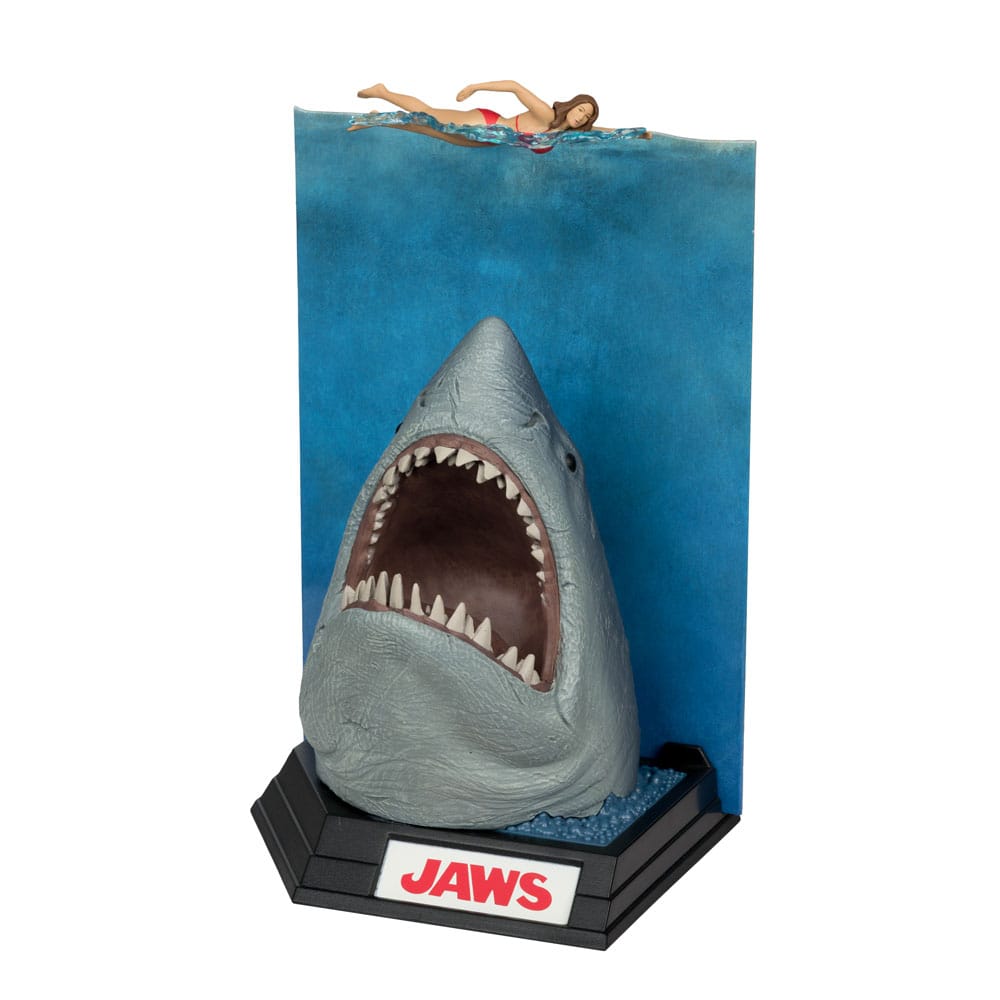 JAWS MOVIE MANIACS PVC STATUE JAWS (50TH ANNIVERSARY) 16 CM P049520