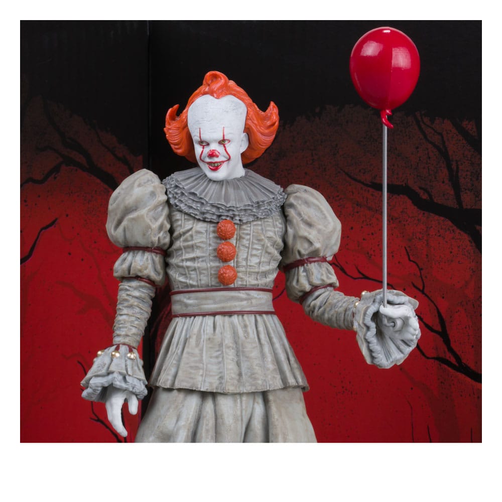 IT: WELCOME TO DERRY MOVIE MANIACS PVC STATUE PENNYWISE (GOLD LABEL) 16 CM