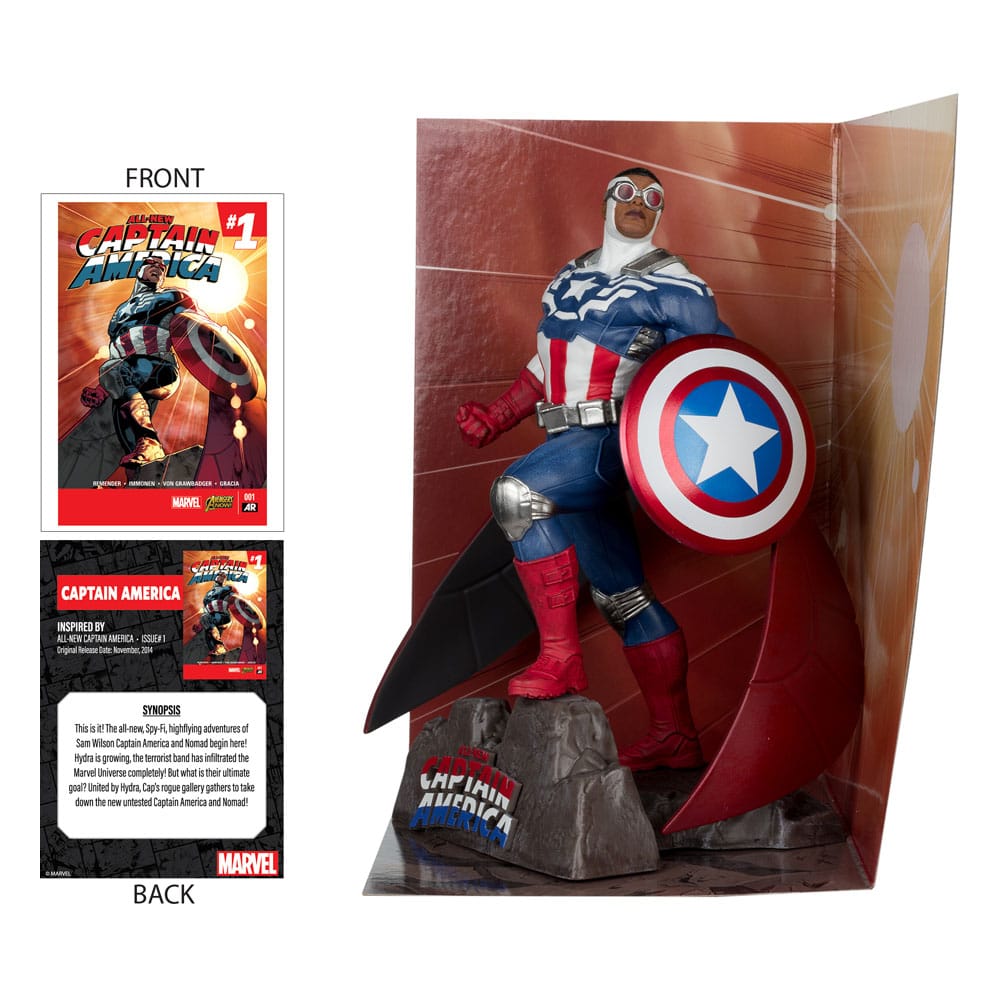 Marvel Collection PVC Statue 1/10 Captain America (All-New Captain America #1) 17 cm P049566