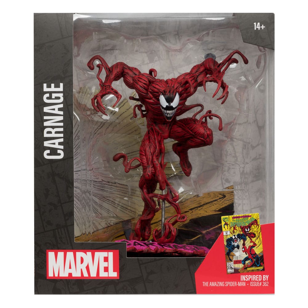 Marvel Collection PVC Statue 1/10 Carnage (The Amazing Spider-Man #362) 18 cm P049567