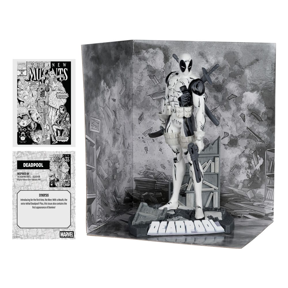Marvel Collection PVC Statue 1/10 Deadpool (The New Mutants #98) (Line Art) (Gold Label) 17 cm P066996