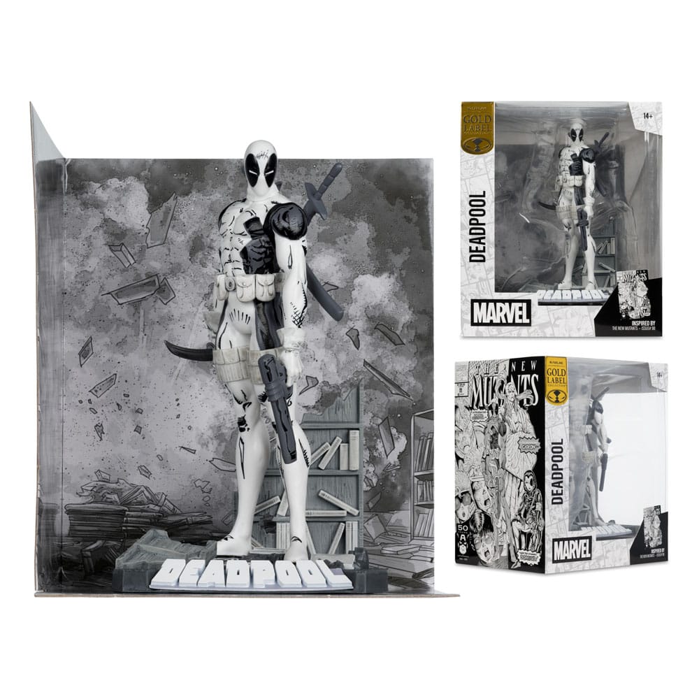 Marvel Collection PVC Statue 1/10 Deadpool (The New Mutants #98) (Line Art) (Gold Label) 17 cm P066996