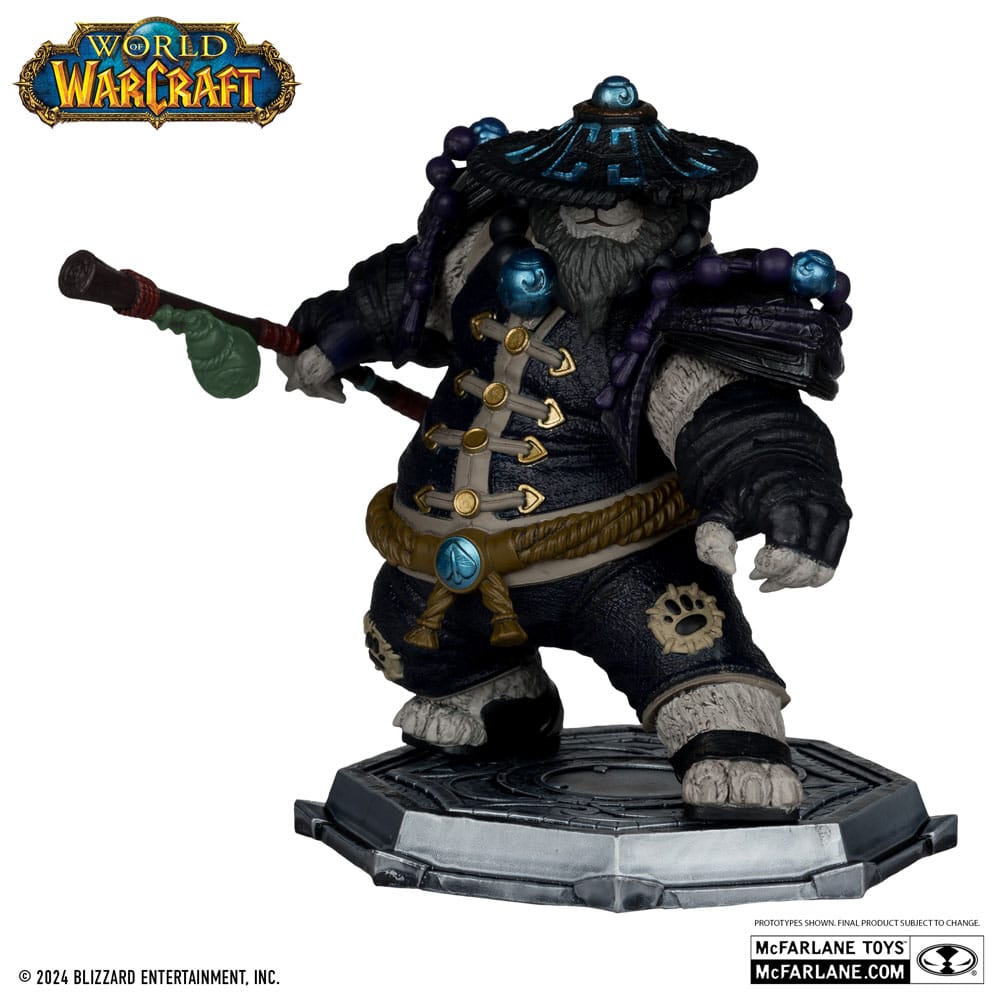 World of Warcraft PVC Statue 2-Pack 1/12 Dwarf Hunter: Beast Master & Pandaren: Monk (Gold Label) 15 cm P049657