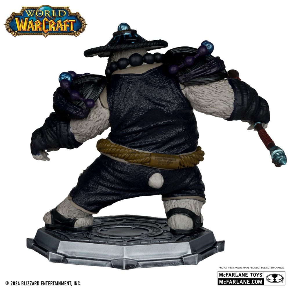 World of Warcraft PVC Statue 2-Pack 1/12 Dwarf Hunter: Beast Master & Pandaren: Monk (Gold Label) 15 cm P049657